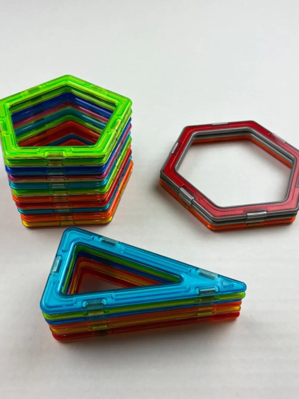 Magforms Magnetic Building Tiles 90 Various Shapes & Sizes STEM Learning